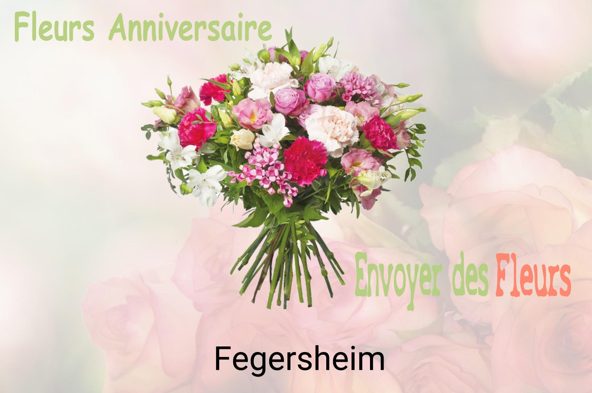 Bouquet de fleurs d’anniversaire livré à Fegersheim