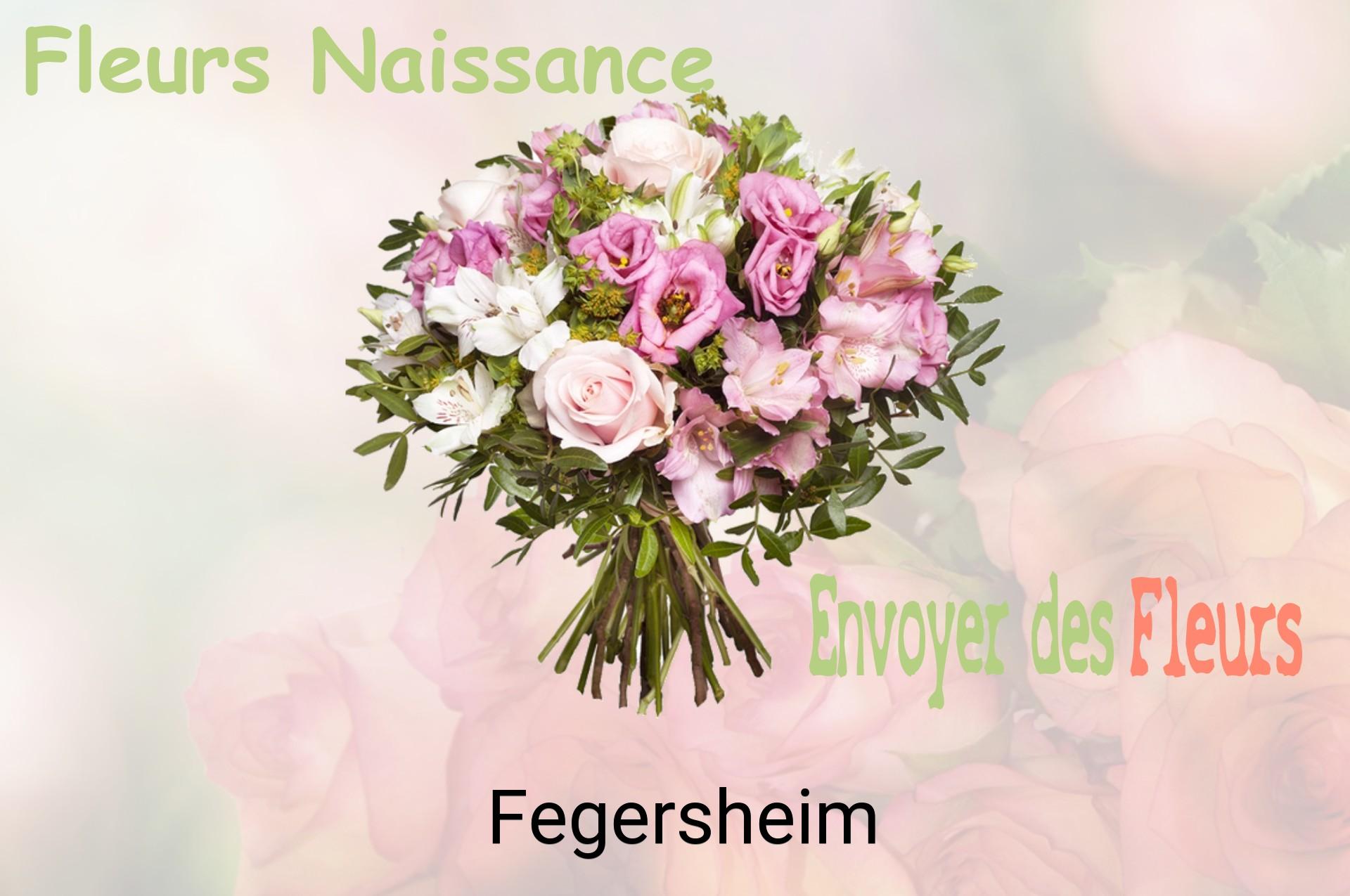 Bouquet de fleurs de naissance livré à Fegersheim